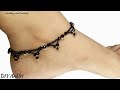 (DIY) Beaded Anklet || How To Make Beaded Anklet At Home || Jewellery And   Creativity