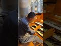 #shorts FLORENCE ITALY - organ tuning in stunning basilica!