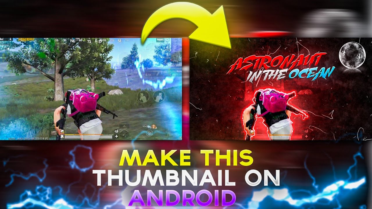 Make This Easy Pubg Montage Thumbnail On Android || Pubg Thumbnail Tutorial || FreakyEditz