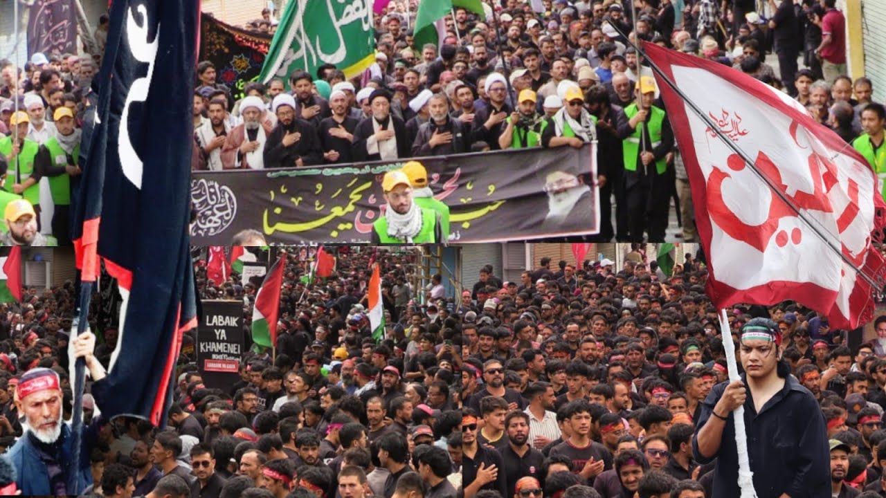 Arbaeen procession by Imam Khomeini Memorial Trust kargil Ladakh | @voiceofladakh  