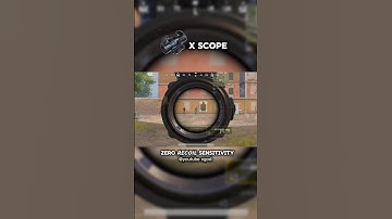 3.8 update sensitivity 3X scope zero recoil sensitivity 🤯💥 | zero recoil sensitivity #3xscope #bgmi