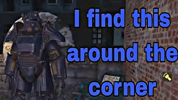 I find a full suit of T45 power armour around the corner - fallout 4 