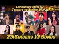 23 singers 13 songs  birt.ay tribute to benny dayal