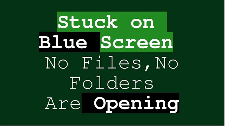 Fix Blue Screen , No icons , No folder opening in Linux  ubuntu 20.04 LTS after login