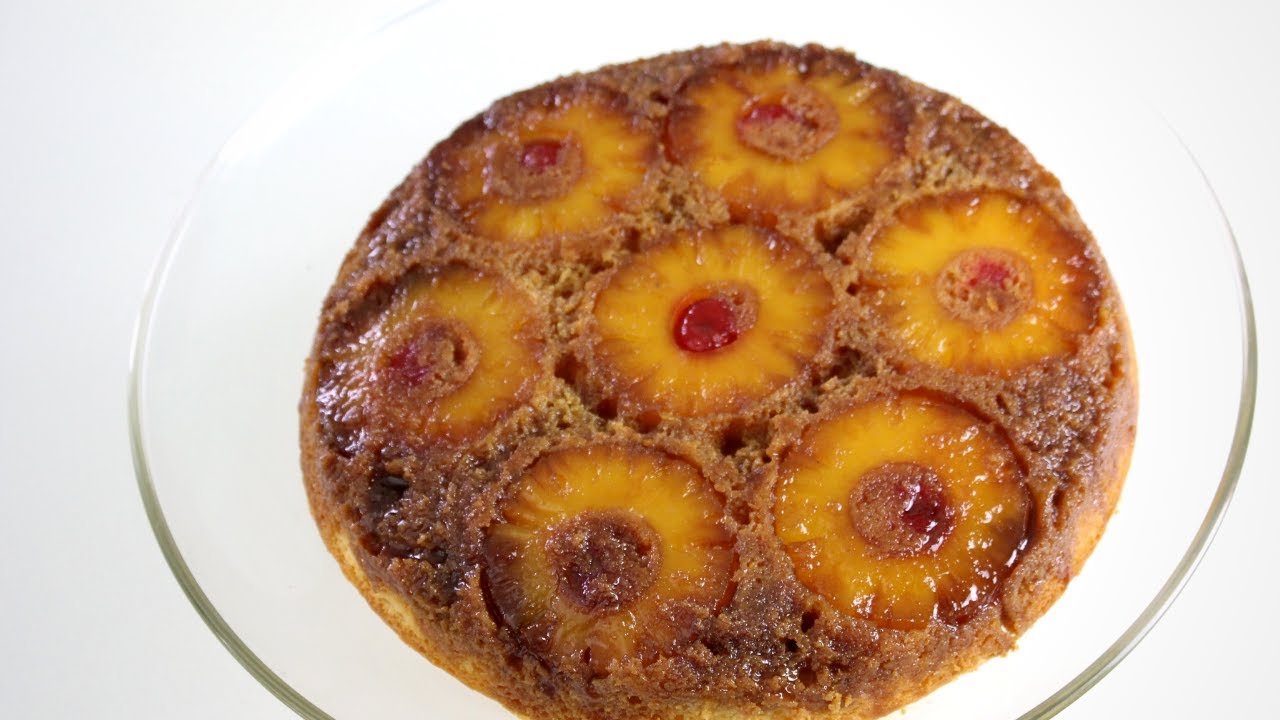 Skillet Pineapple Upside Down Cake from a Pampered Chef Recipe