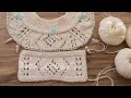 Элемент узора для французской кофточки спицами 🇲🇫 Lace element knitting pattern for French blouse