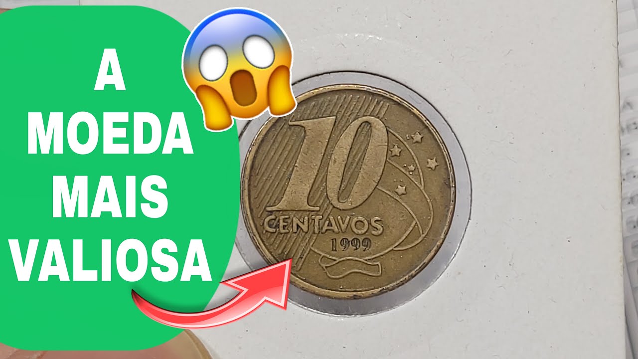 Essa é a moeda mais valiosa de 10 centavos. YouTube Essa é a moeda mais valiosa de 10 centavos. YouTube