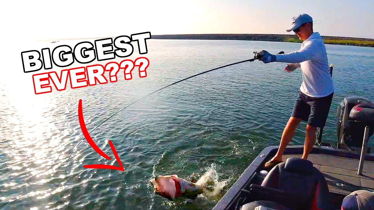 HIS BIGGEST BASS EVER??? INSANE Catch!! YouTube