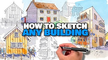 How To Sketch Any Building | Urban Sketching For Beginners