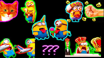 100 Minions {Mega Compilation} Sound Variations in 620 Seconds