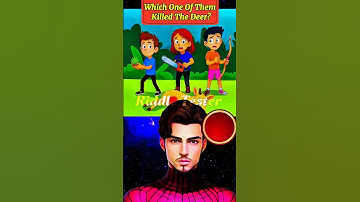Which One Of Them Killed The Deer #riddle #vampire #riddles #guess #mission #shorts