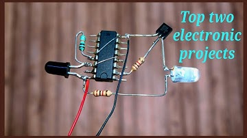 Top two electronic projects / IR remote control circuit with 4017ic