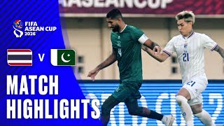 HIGHLIGHTS | THAILAND 🇹🇭 vs 🇵🇰 PAKISTAN Football match | FIFA Asean Cup 2026 