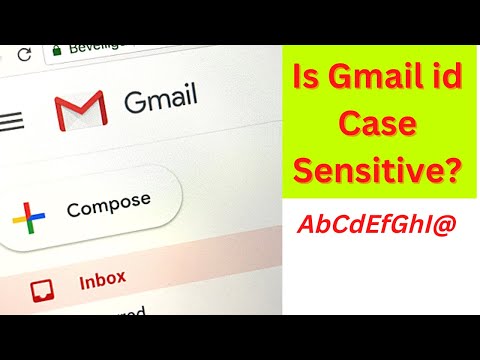 Are Gmail id Case Sensitive