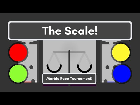The Scale! - Algodoo Marble Race Tournament