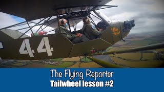 Dancing on the rudder pedals - Tailwheel lesson #2