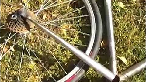 lugged bicycle frame construction part 2/3