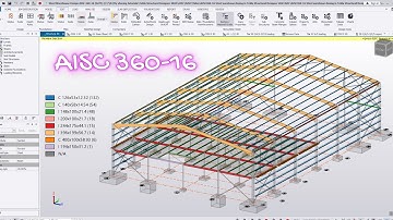 3.1 Different Ways to Model Portal Frame in Tekla Structural Designer 2024: AISC 360-16