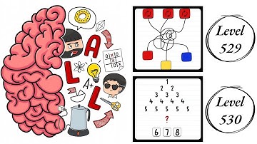 Brain Test All Star : Level 529 , 530 – How to Solve? (Walkthrough)