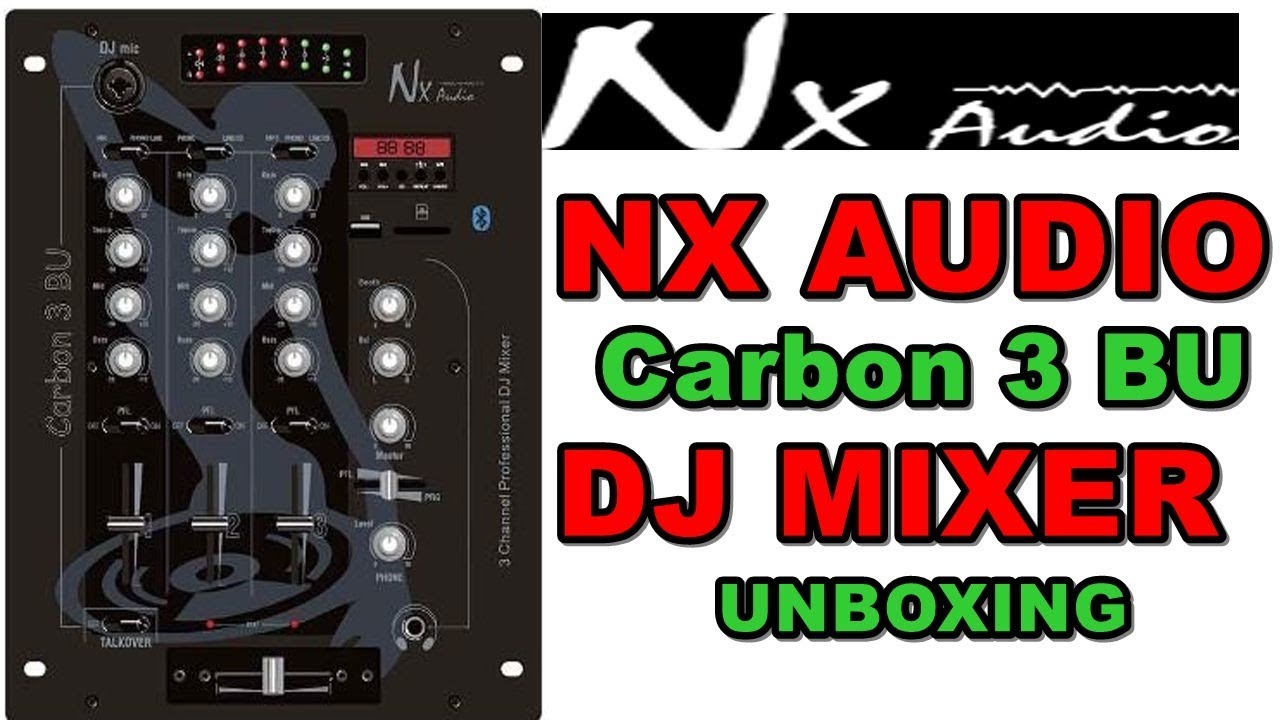 nx audio dj mixer 3 channel