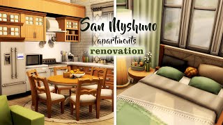 Cozy Dream Apartment | 2B Jasmine Suites Renovation | San Myshuno | The Sims 4 Stop Motion | No CC
