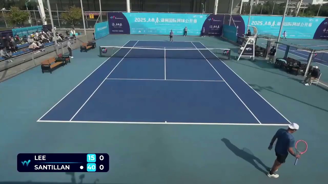 Kuan-Yi Lee (TPE) vs  Akira Santillan (JPN) 2-6 0-0 // Retirement // M25 HUZHOU // [FULL MATCH]
