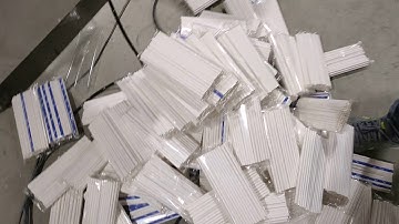 Paper straw group packing machine