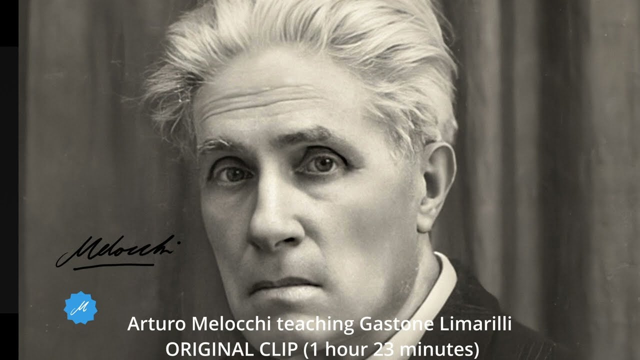 Arturo Melocchi teaching Gastone Limarilli 1 hour 23 minutes ORIGINAL file lossless quality