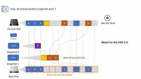 Reverting and deleting VM snapshot