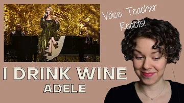 Voice Teacher Reacts - Adele BRIT Awards - I Drink Wine