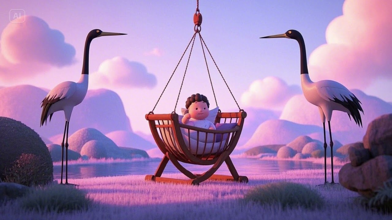 Cradle Song of the Cranes 🦢🌿 | A Soothing Melody of Nature’s Grace