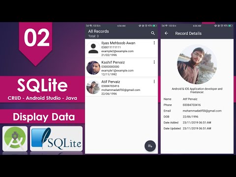 SQLite Android Course | Part 02 | Show Records