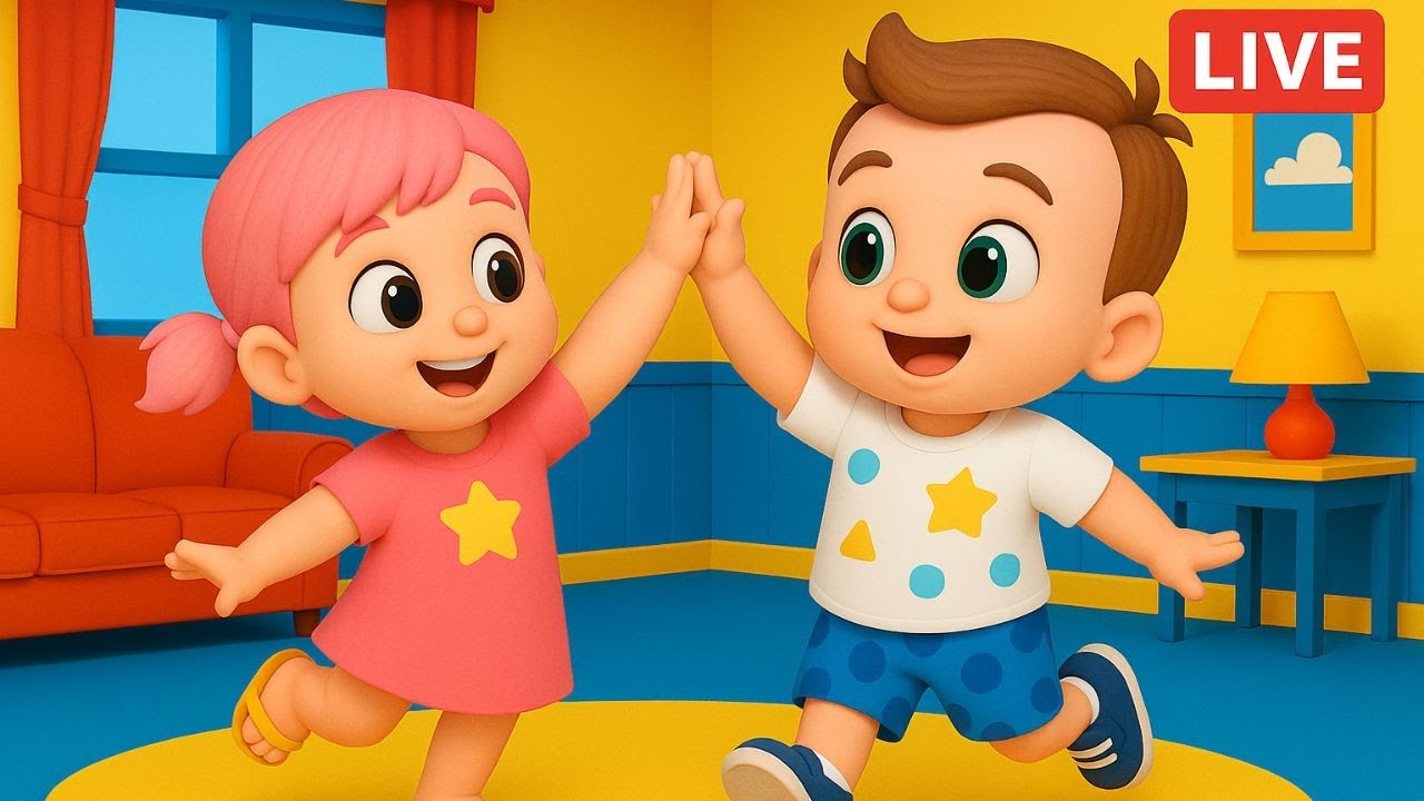 🔴 LIVE 😇 Non-Stop Fun And Educational Rhymes🌈