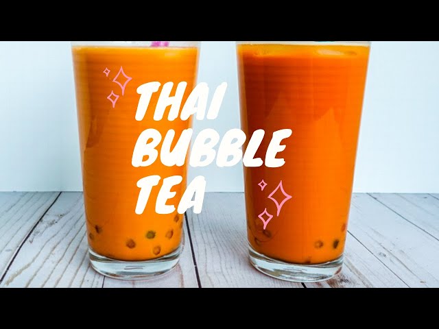 Thai Tea Boba Recipe - Youtube