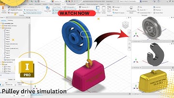 How to Model and Animate a Pulley Mechanism in Autodesk Inventor 2025 | Lifting System Tutorial