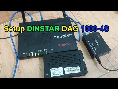 Setup VoIP Gateway Dinstar DAG 1000 4s Setup VoIP Gateway Dinstar DAG 1000 4s