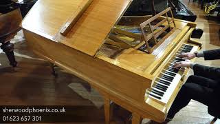 Blüthner Aliquot Grand Piano Mahogany With Sheraton Inlay Serial No. 63172 At Sherwood Phoenix