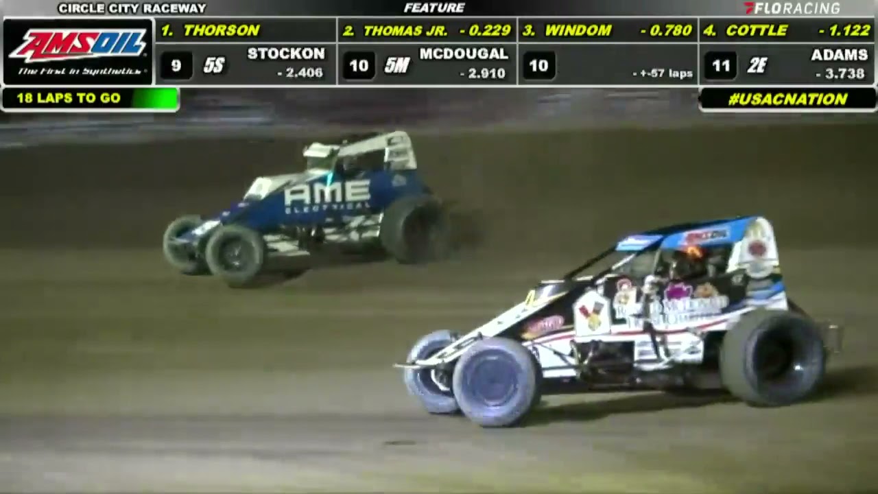 USAC AMSOIL National Sprint Car Highlights | Circle City Raceway | 9/17/2021