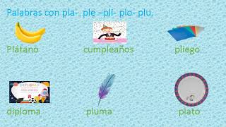 Palabras con pla ple pli plo plu - thptnganamst.edu.vn