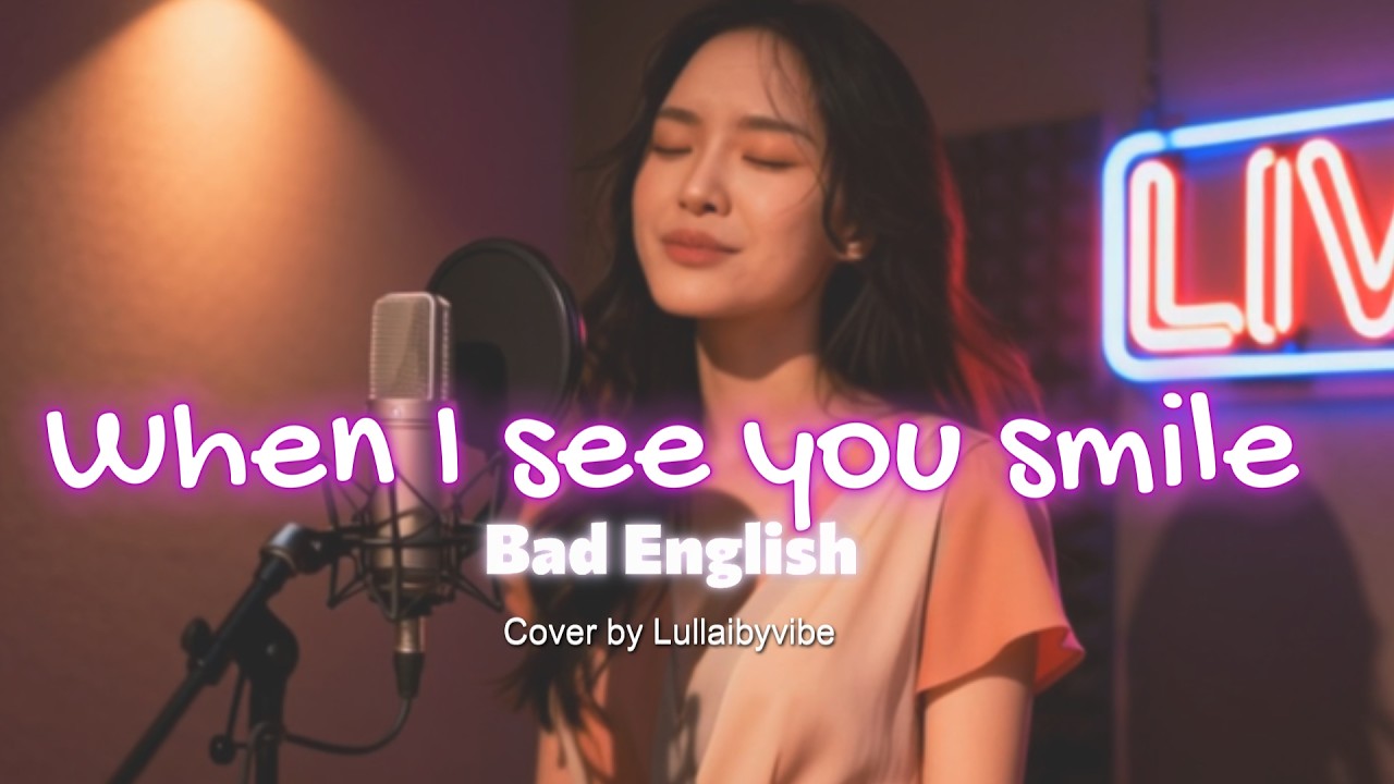 Bad English - When I See You Smile | cover by​ @LullAIbyVibe  | Lyric