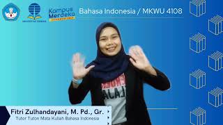 VIDIO SAPAAN SESI 7 | MENYUNTING KARYA ILMIAH | BAHASA INDONESIA | TUTON UNIVERSITAS TERBUKA