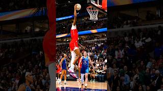 SLAM DUNK Angel Reese to Dominique Malonga for the Slam!  #wnbahighlights #dominiquemalonga #WNBA