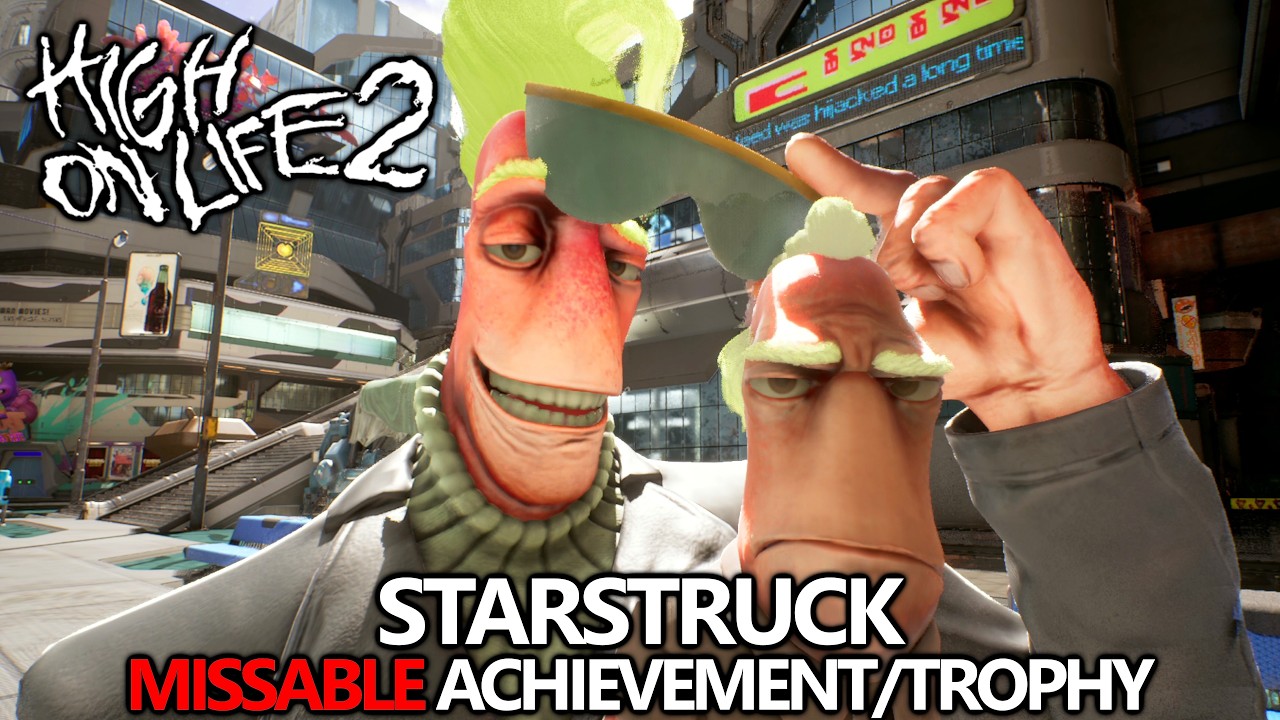 High on Life 2 - Starstruck Missable Achievement/Trophy Guide - Spare Movie Star Bronkin Bucko
