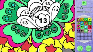 Paint By Numbers 14 [relaxing coloring game] screenshot 1