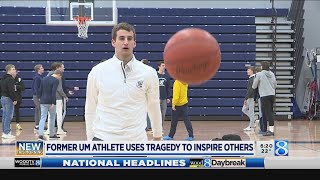 Former U of M athlete uses tragedy to inspire local students