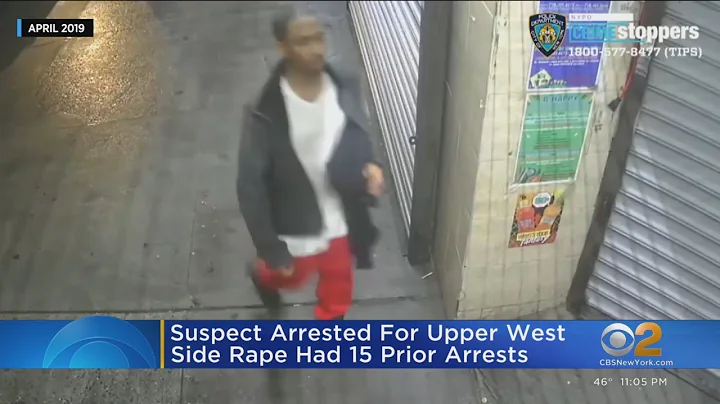 Suspect arrested for Upper West Side rape has 15 prior arrests
