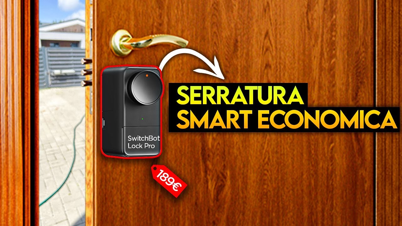 SwitchBot WiFi Smart Lock Pro Serratura Elettronica Intelligente economica