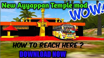 How to Reach Sabarimalai Ayyapan Temple Map Mod in Bus Simulator Indonesia #newmapmod #bussid