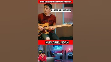 *1,9KUIS ARIEL NOAH PART #2  #noah #arielnoah #ariel #peterpan #shorts #kuis