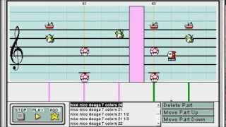 Mario Paint - Nico Nico Douga 7 Colors (Hard Rock Soundfont Version)